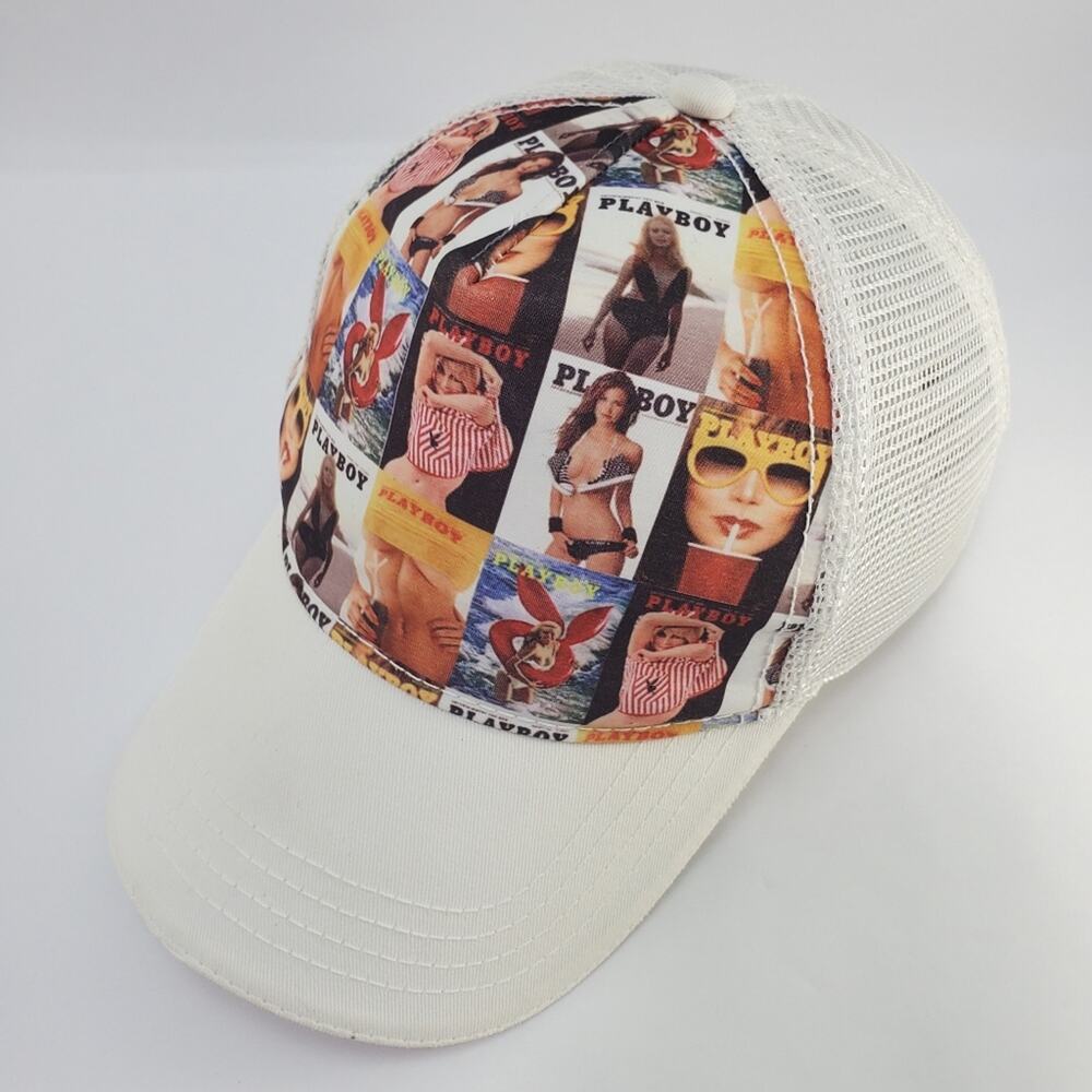 PLAYBOY Vintage 80s Adjustable Snapback Trucker Hat